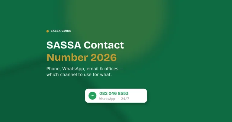 Sassa contact number