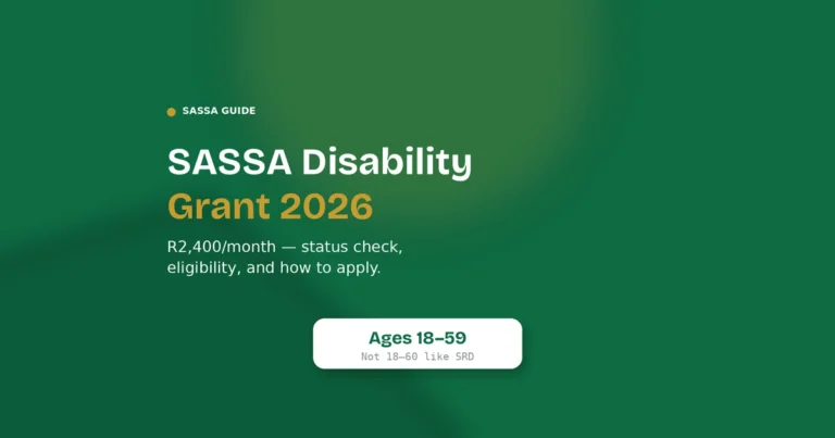 sassa disability grant