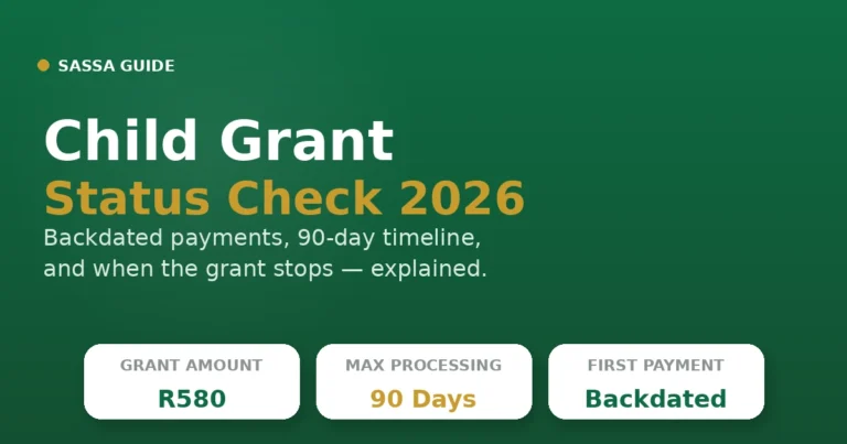sassa child grant status check