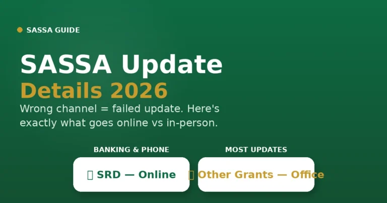 sassa update details