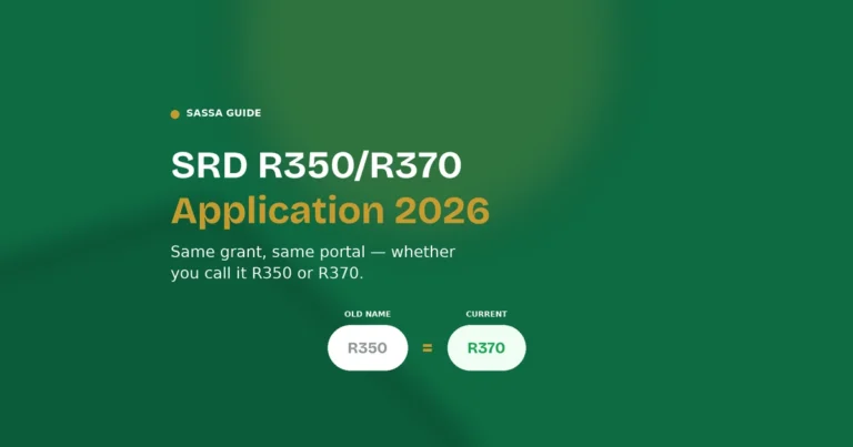 sassa R350/R370 application