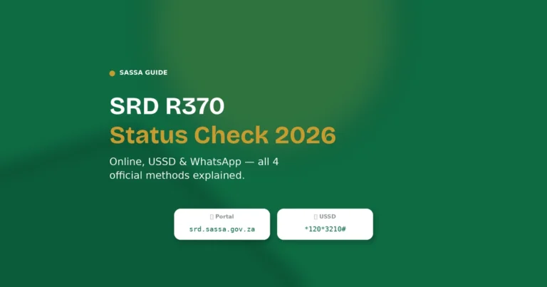 SRD R370 Status Check